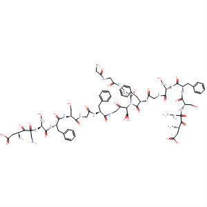 Glycine,glycylglycylglycyl-L-a-aspartylglycyl-L-seryl-L-phenylalanyl-L-serylglycyl-L-phenylalanylglycyl-L-a-aspartylglycyl-L-seryl-L-phenylalanyl-L-serylglycyl-L-phenylalanyl- molecular structure