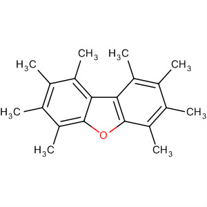 Dibenzofuran, octamethyl- molecular structure