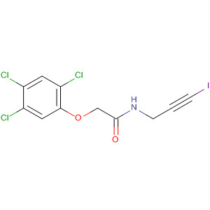 Acetamide, N-(3-iodo-2-propynyl)-2-(2,4,5-trichlorophenoxy)- molecular structure