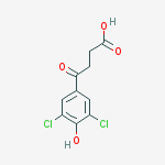 4-(3,5-Dichloro-4-hydroxyphenyl)-4-oxobutanoic acid molecular structure