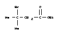 ethyl 3-bromo-3-methylbutanoate molecular structure