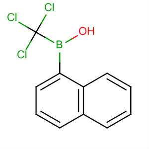 Borinic acid, 1-naphthalenyl(trichloromethyl)- molecular structure