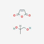 furan-2,5-dione, propane-1,2-diol molecular structure