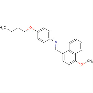 Benzenamine, 4-butoxy-N-[(4-methoxy-1-naphthalenyl)methylene]-