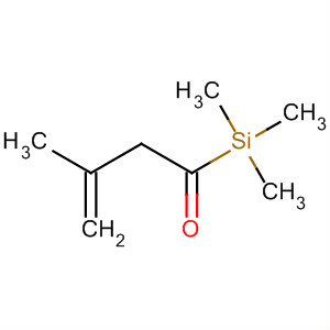Silane, trimethyl(3-methyl-1-oxo-3-butenyl)- molecular structure