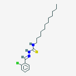 (2E)-2-(2-chlorobenzylidene)-N-dodecylhydrazinecarbothioamide molecular structure