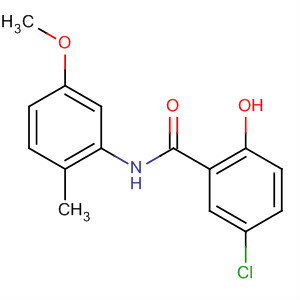 Benzamide, 5-chloro-2-hydroxy-N-(5-methoxy-2-methylphenyl)- molecular structure