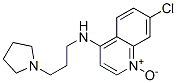 7-Chloro-N-[3-(1-pyrrolidinyl)propyl]-4-quinolinamine1-oxide molecular structure