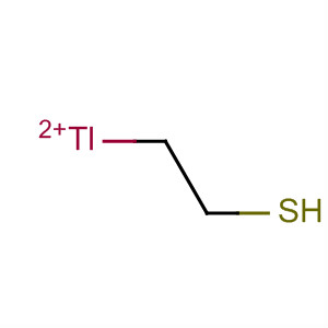 Ethanethiol, thallium(1+) salt molecular structure