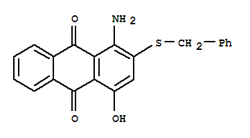 1-Amino-2-(benzylsulfanyl)-4-hydroxy-9,10-anthraquinone