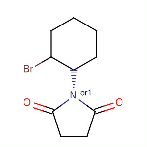 2,5-Pyrrolidinedione, 1-(2-bromocyclohexyl)-, trans- molecular structure