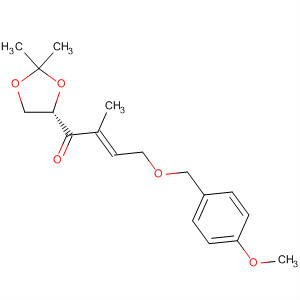 2-Buten-1-one,1-[(4S)-2,2-dimethyl-1,3-dioxolan-4-yl]-4-[(4-methoxyphenyl)methoxy]-2-methyl-, (2E)-