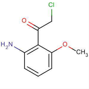 Ethanone, 1-(2-amino-6-methoxyphenyl)-2-chloro- molecular structure