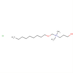 1-Propanaminium, 3-hydroxy-N,N-dimethyl-N-[(nonyloxy)methyl]-,chloride