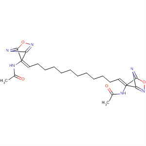 Acetamide,N,N'-[1,12-dodecanediylbis(1,2,4-oxadiazole-3,5-diylmethylene)]bis- molecular structure