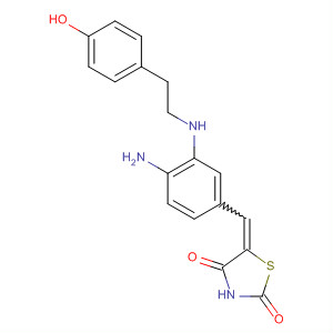 2,4-Thiazolidinedione,5-[[4-amino-3-[[2-(4-hydroxyphenyl)ethyl]amino]phenyl]methylene]-
