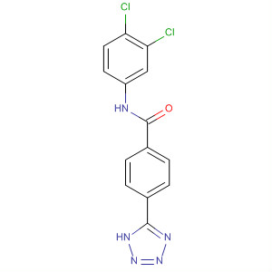 Benzamide, N-(3,4-dichlorophenyl)-4-(1H-tetrazol-5-yl)- molecular structure