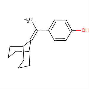 Phenol, 4-(1-bicyclo[3.3.1]non-9-ylideneethyl)- molecular structure