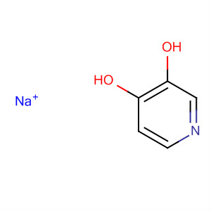 3,4-Pyridinediol, sodium salt molecular structure