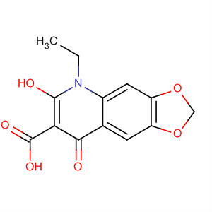 1,3-Dioxolo[4,5-g]quinoline-7-carboxylic acid,5-ethyl-5,8-dihydro-6-hydroxy-8-oxo- molecular structure