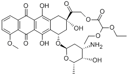 Detorubicin molecular structure