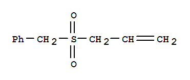 [(prop-2-en-1-ylsulfonyl)methyl]benzene molecular structure