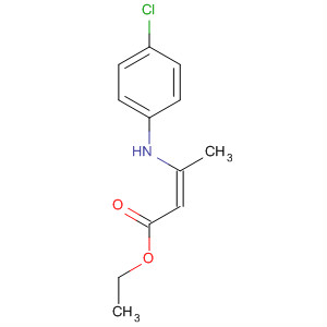 2-Butenoic acid, 3-[(4-chlorophenyl)amino]-, ethyl ester, (2Z)-