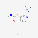 ((3-HYDROXY-PYRIDIN-2-YL)METHYL)TRIMETHYLAMMONIUM BROMIDE DIMETHYLCARBAMATE molecular structure