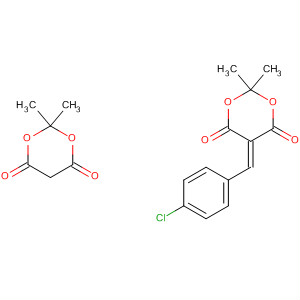 1,3-Dioxane-4,6-dione,5,5'-[(4-chlorophenyl)methylene]bis[2,2-dimethyl- molecular structure