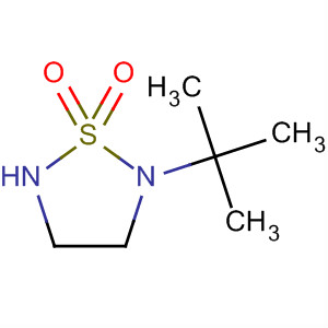 1,2,5-Thiadiazolidine, 2-(1,1-dimethylethyl)-, 1,1-dioxide molecular structure