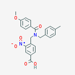 4-{[(4-METHOXY-BENZOYL)-(4-METHYL-BENZYL)-AMINO]-METHYL}-3-NITRO-BENZOIC ACID