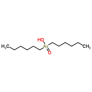 DIHEXYLARSINIC ACID molecular structure
