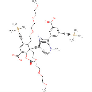 Benzoic acid,3,3'-[[4-(dimethylamino)-2,6-pyridinediyl]di-2,1-ethynediyl]bis[5-[(trimethylsilyl)ethynyl]-, bis[2-[2-(2-methoxyethoxy)ethoxy]ethyl] ester