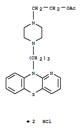 2-{4-[3-(10H-pyrido[3,2-b][1,4]benzothiazin-10-yl)propyl]piperazin-1-yl}ethyl acetate dihydrochloride