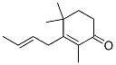 (Z)-3-(2-butenyl)-2,4,4-trimethylcyclohex-2-en-1-one molecular structure