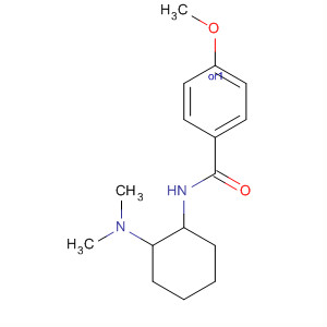 Benzamide, N-[2-(dimethylamino)cyclohexyl]-4-methoxy-, trans- molecular structure