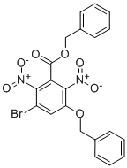 3-BROMO-5-BENZYLOXY-2,6-DINITROBENZOIC ACID BENZYL ESTER