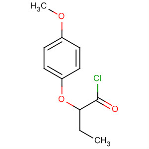 Butanoyl chloride, 2-(4-methoxyphenoxy)- molecular structure