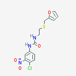 N-(4-CHLORO-3-NITROPHENYL)-N-(2-[(2-FURYLMETHYL)THIO]ETHYL)UREA