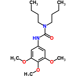 1,1-dibutyl-3-(3,4,5-trimethoxyphenyl)urea molecular structure