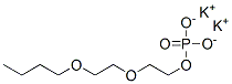 Ethanol, 2-(2-butoxyethoxy)-, phosphate, potassium salt molecular structure