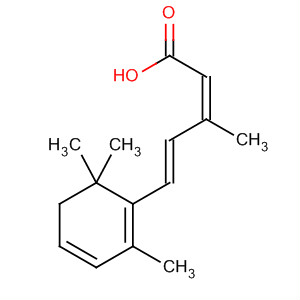 2,4-Pentadienoic acid,3-methyl-5-(2,6,6-trimethyl-1,3-cyclohexadien-1-yl)-, (Z,E)- molecular structure