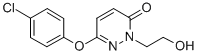 6-(4-Chlorophenoxy)-2-(2-hydroxyethyl)-3(2H)-pyridazinone molecular structure
