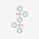 1,4-BIS[METHOXY(DIPHENYL)METHYL]BENZENE molecular structure