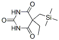 5-Ethyl-5-(trimethylsilylmethyl)-2,4,6(1H,3H,5H)-pyrimidinetrione molecular structure