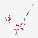 2-benzofuran-1,3-dione;[2-(hexadecanoyloxymethyl)-3-hydroxy-2-(hydroxymethyl)propyl] Benzoate molecular structure