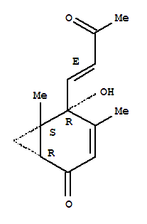 Bicyclo[4.1.0]hept-3-en-2-one,5-hydroxy-4,6-dimethyl-5-[(1E)-3-oxo-1-buten-1-yl]-, (1R,5R,6S)-rel-