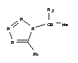 1-[1-(5-phenyl-1H-tetrazol-1-yl)ethyl]triaza-1,2-dien-2-ium molecular structure