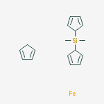 bis(1-cyclopenta-2,4-dienyl)-dimethyl-silane molecular structure