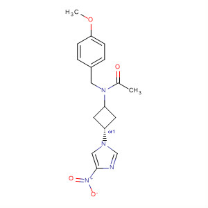 Acetamide,N-[(4-methoxyphenyl)methyl]-N-[cis-3-(4-nitro-1H-imidazol-1-yl)cyclobutyl]-
